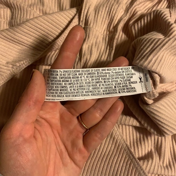 Forever21 deep v-neck body suit - Picture 3 of 3